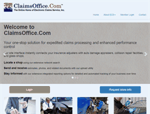 Tablet Screenshot of claimsoffice.com